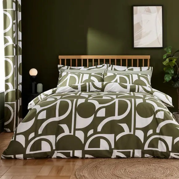 Brixton Modern Duvet Cover & Pillowcase Set Dunelm