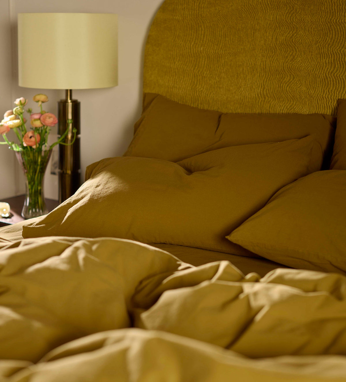 Bronze Simply Organic Cotton Duvet Cover - The Secret Linen Store