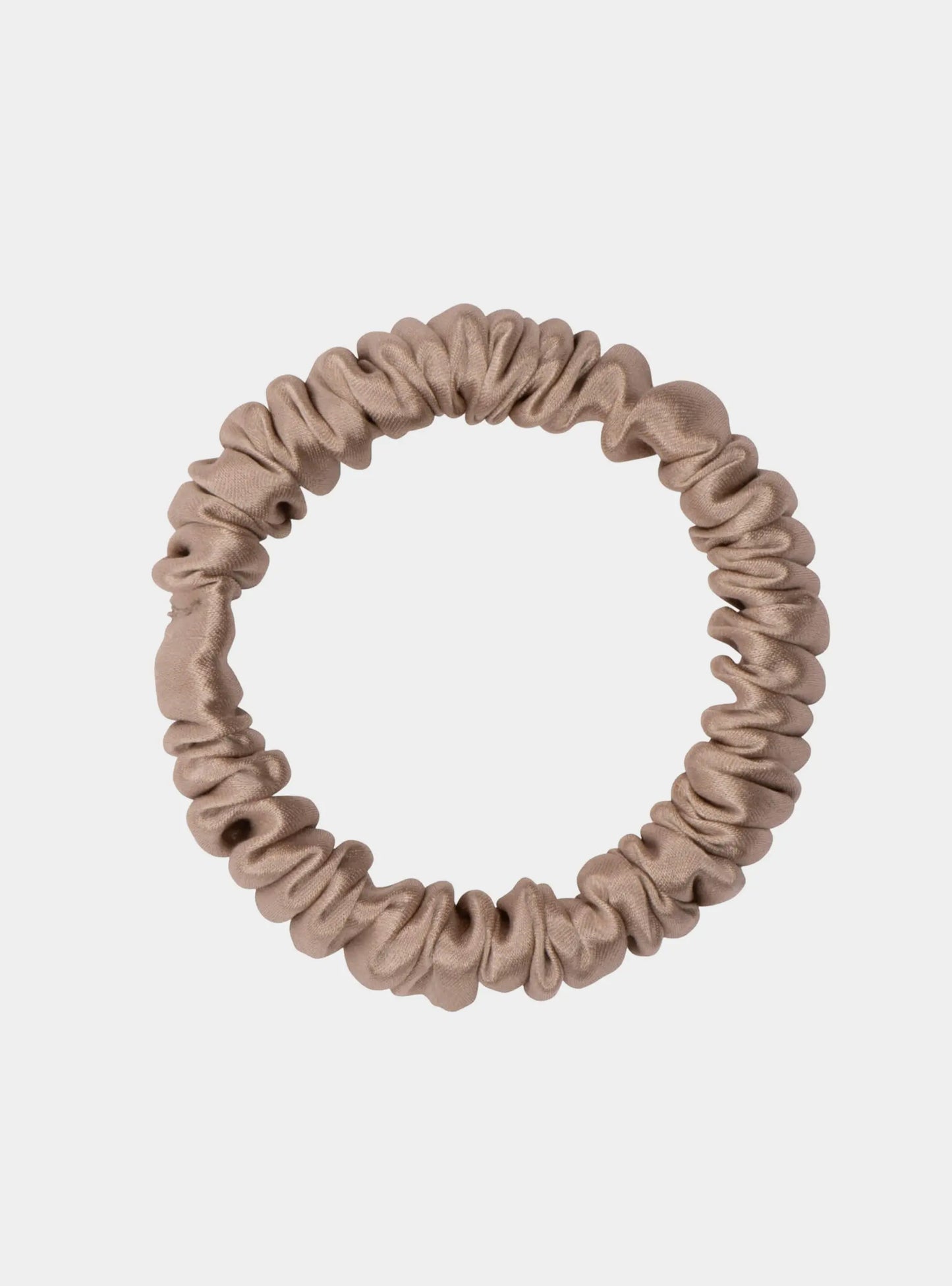 Bronze Silk Scrunchie - Skinny DREAMSILK