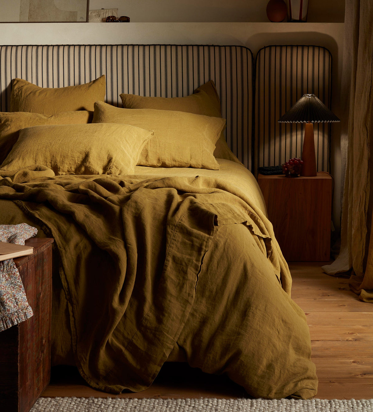 Bronze 100% Linen Duvet Cover - The Secret Linen Store