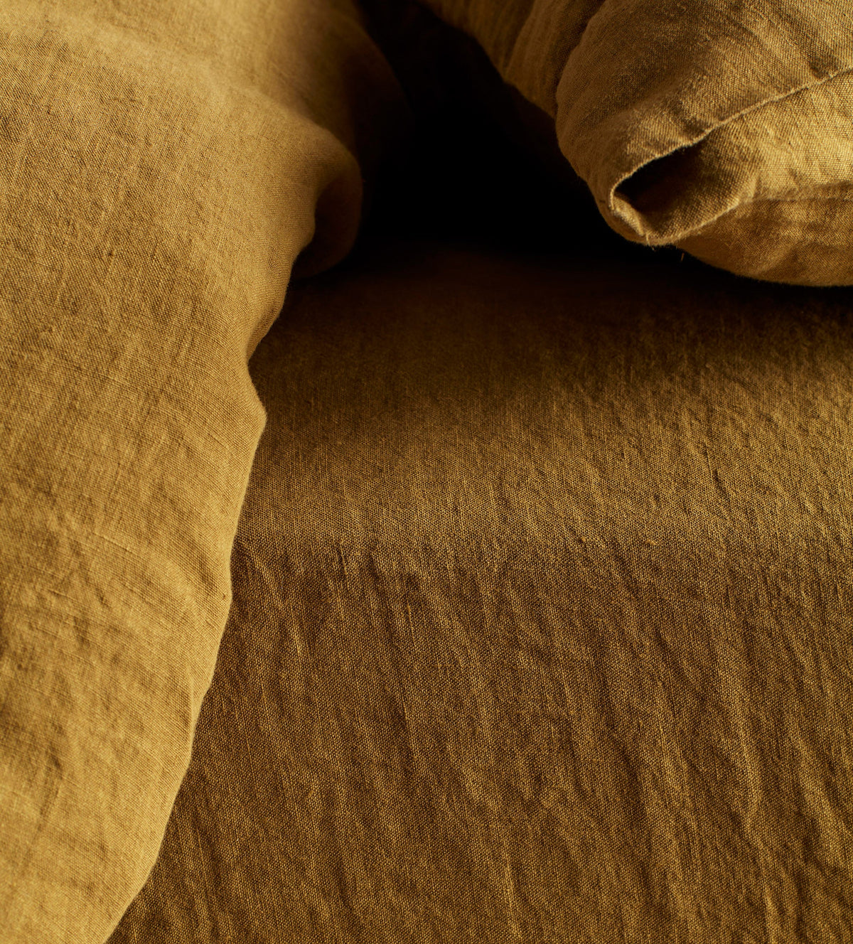 Bronze 100% Linen Fitted Sheet - The Secret Linen Store