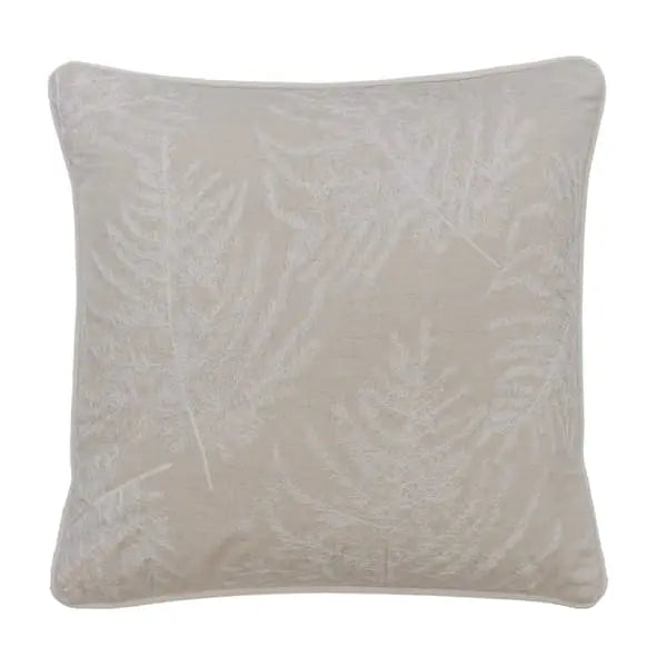 Brooklyn Natural, Sustainable Feather, Cushion Cotton Blend & Linen Blend & Viscose Blend Embroidered & Floral Andrew Martin