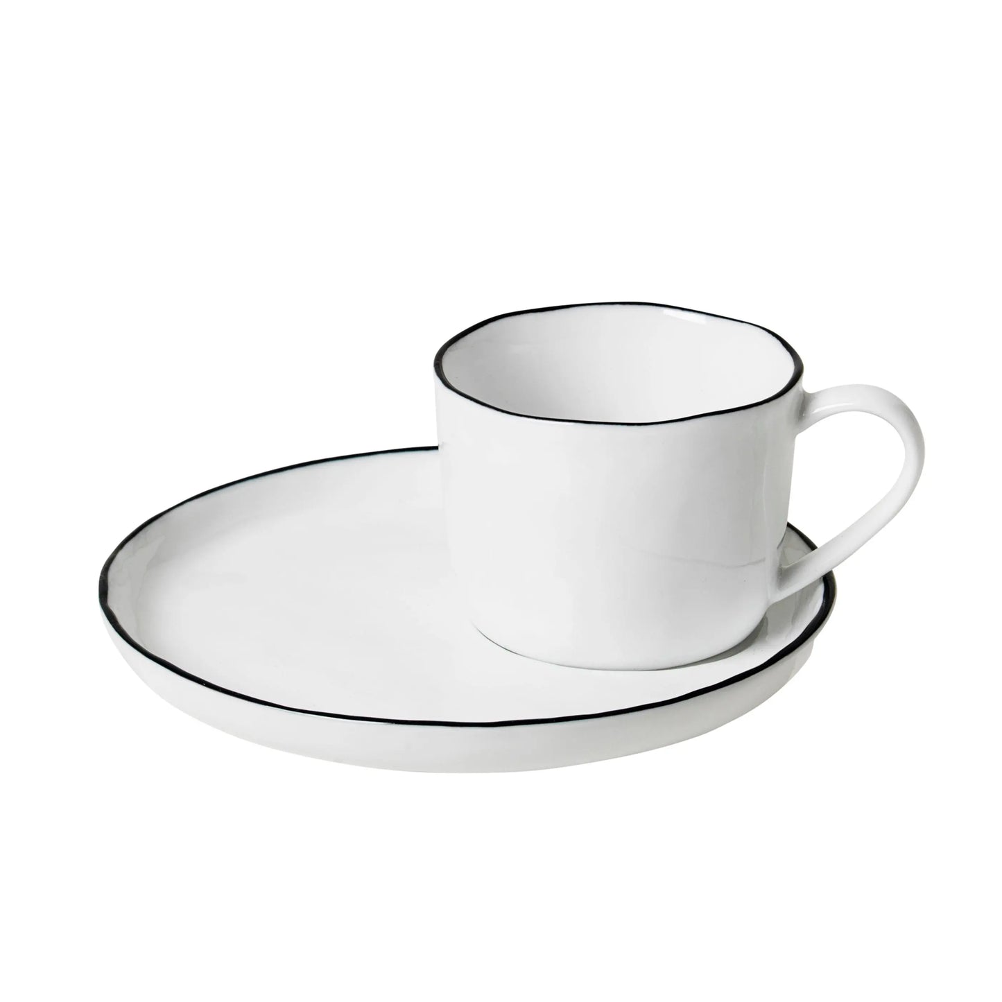 Broste Copenhagen Salt Cup And Saucer Small, 5 Cm Broste Copenhagen