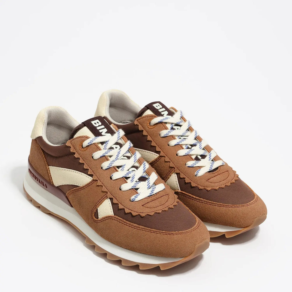 Brown 13 19 technical sneaker Bimba y Lola UK