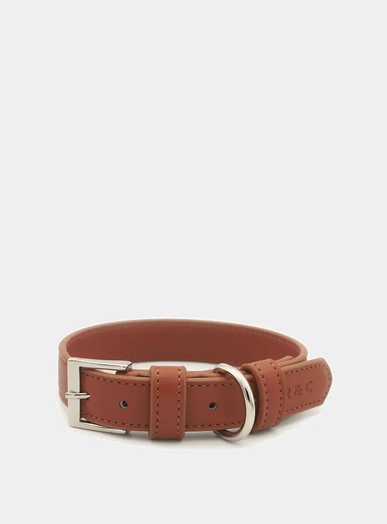 Brown Leather Dog Collar Ralph & Co