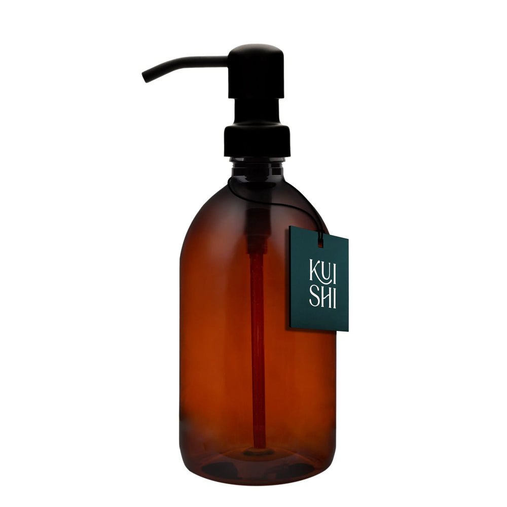 Brown Plastic Soap Dispenser Kuishi