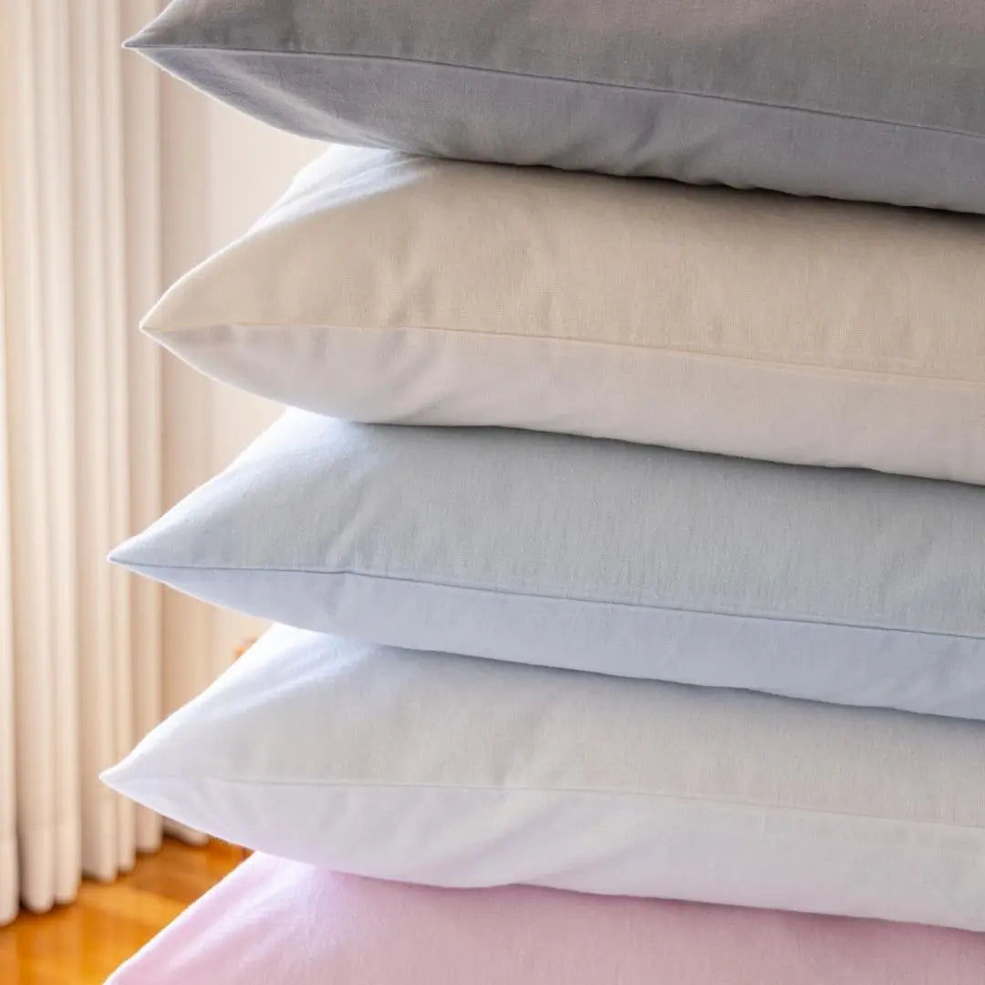 Brushed Cotton Plain Bedding Pillowcases Torres Novas UK