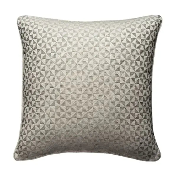 Bruton String, Sustainable Feather, Cushion Sophie Paterson Cotton Blend & Linen Blend Geometric Andrew Martin