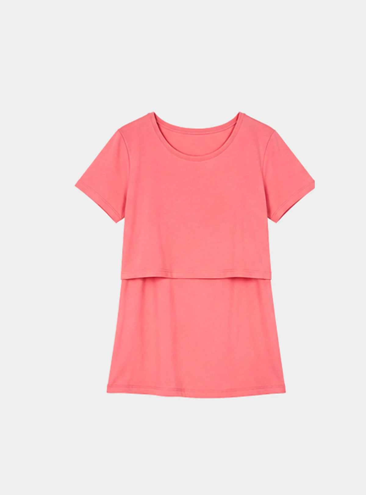 Bshirt Nursing Crew Neck T-shirt in Rose Bshirt