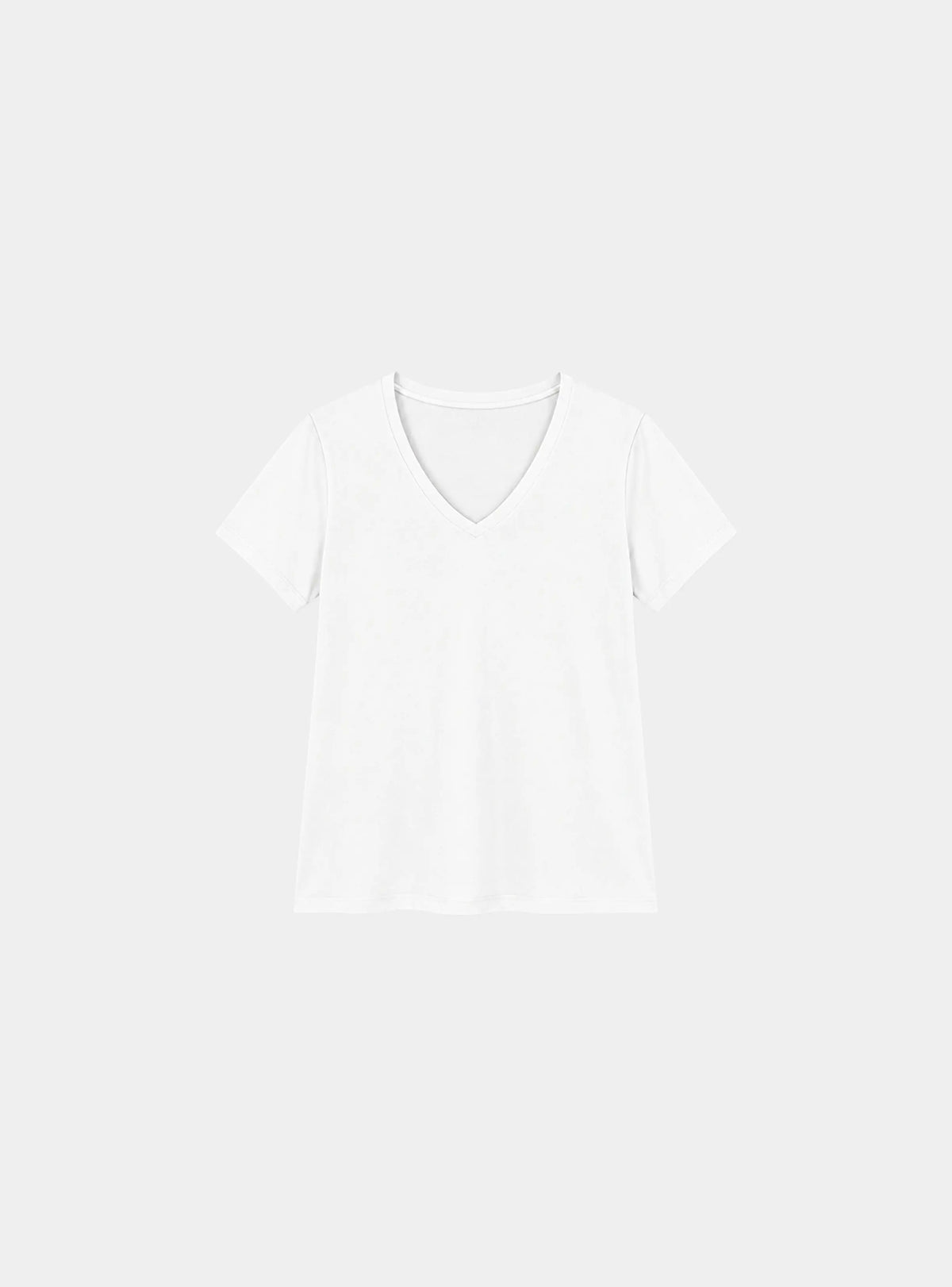 Bshirt Nursing V Neck T-shirt in White Bshirt