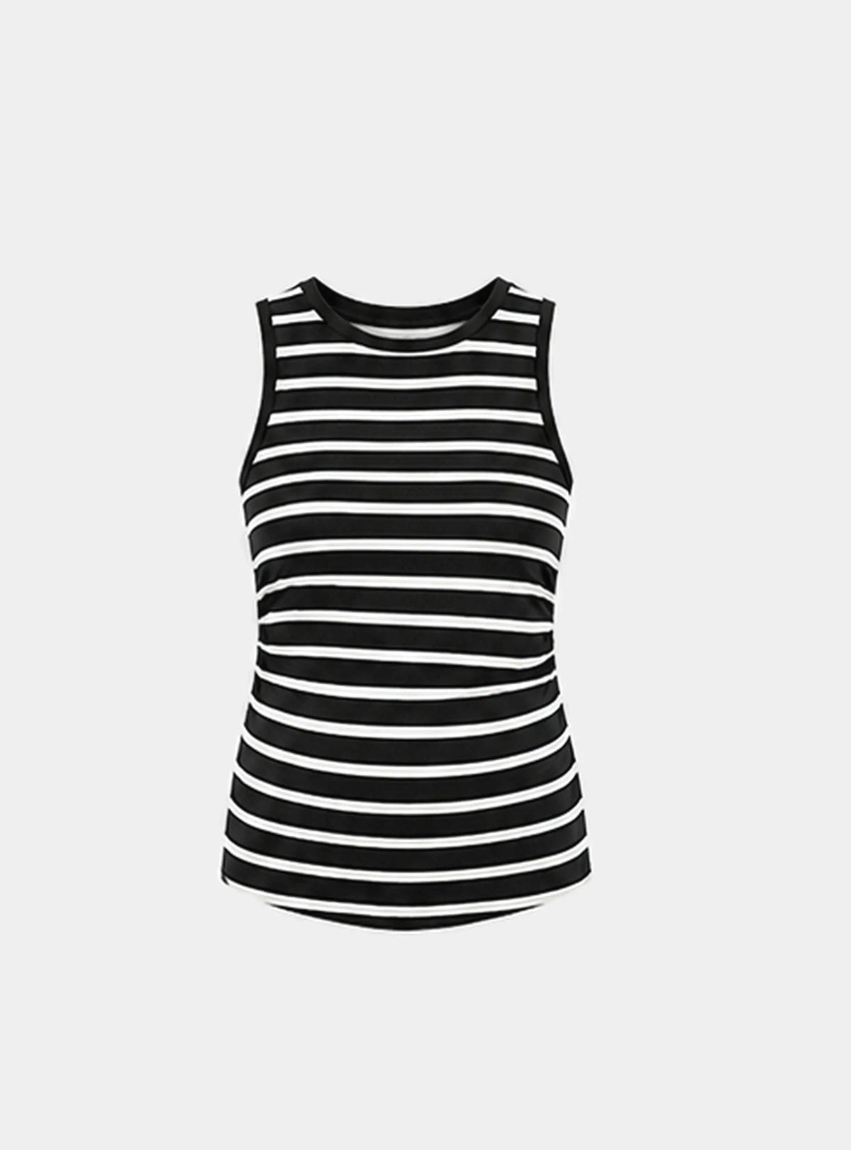 Bshirt Nursing Vest - Twin Pack -Plum & Navy/White Stripes Bshirt