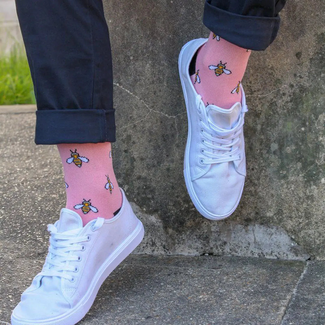 Bumblebee Bamboo Socks Swole Panda