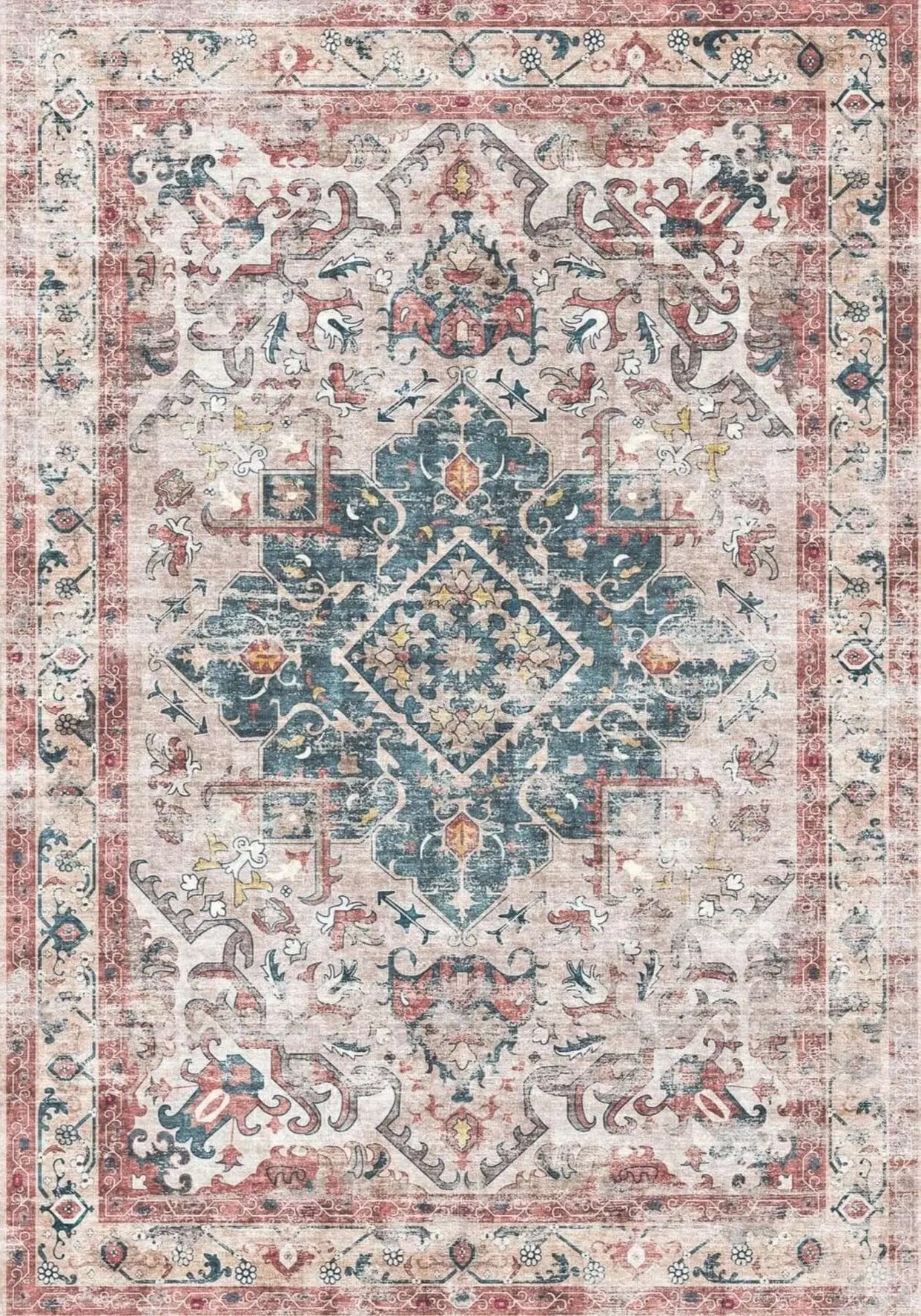 Buram Vintage Washable Rug The Rugs