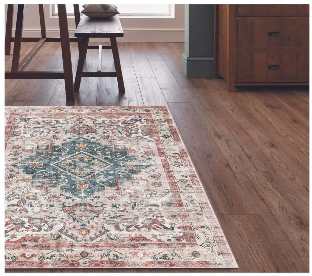 Buram Vintage Washable Rug The Rugs