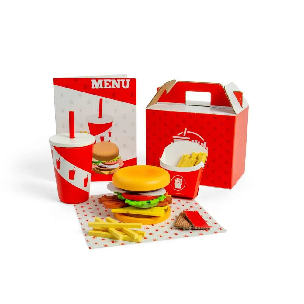 Burger and Fries Set Toby Tiger