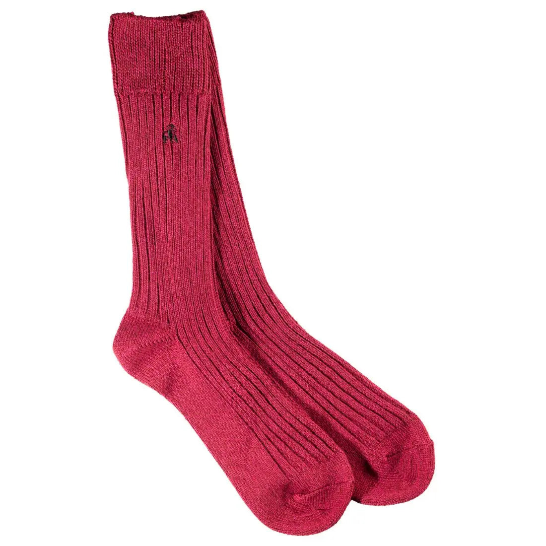 Burgundy Bamboo Boot Socks Swole Panda
