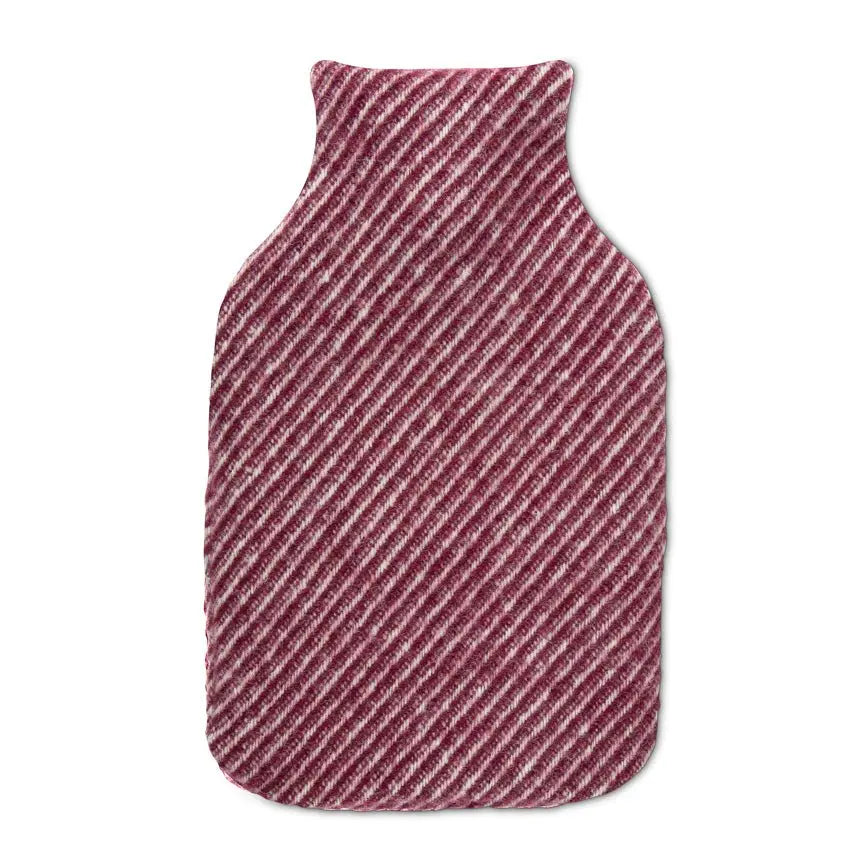 Burgundy Evening Tales - Pure New Wool Hot Water Bag Heating & Plumbing London