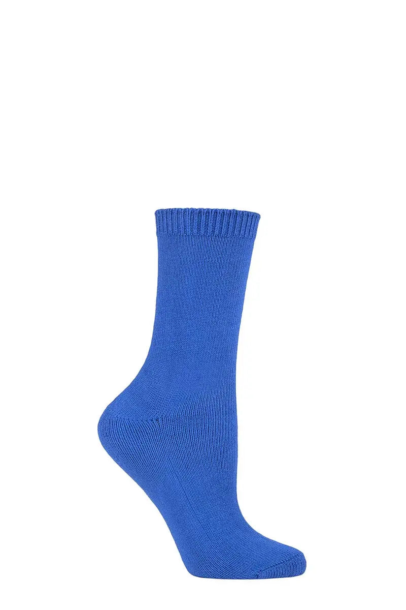 Burst Leisure Weight Bamboo Socks Blue LazyPanda
