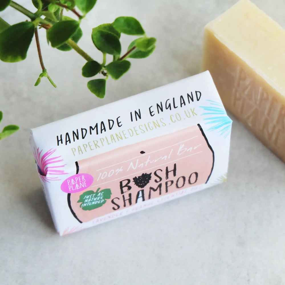 Bush Shampoo 100% Natural Vegan Paper Plane