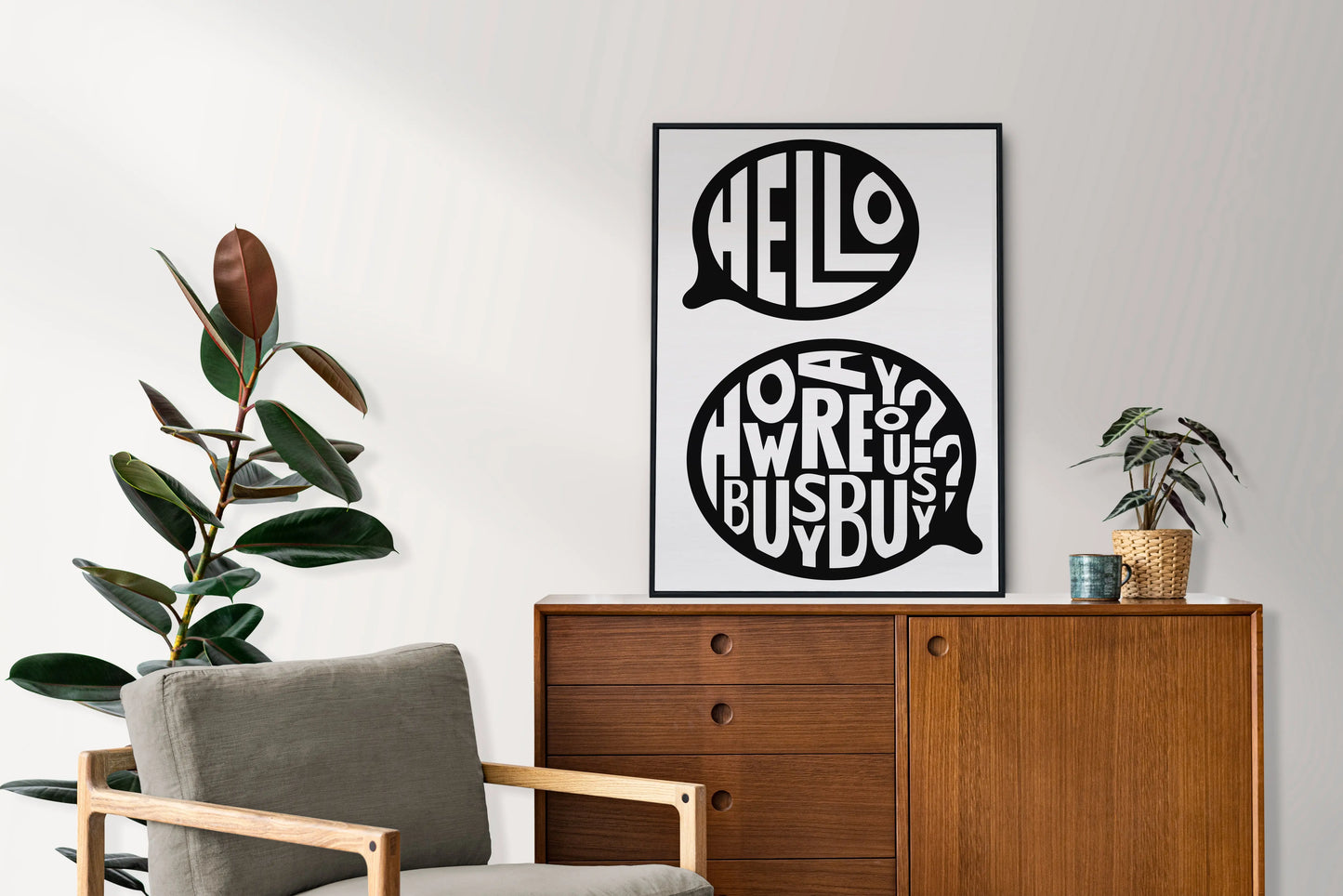 Busy Busy Screen Print Poster Leticia Credidio