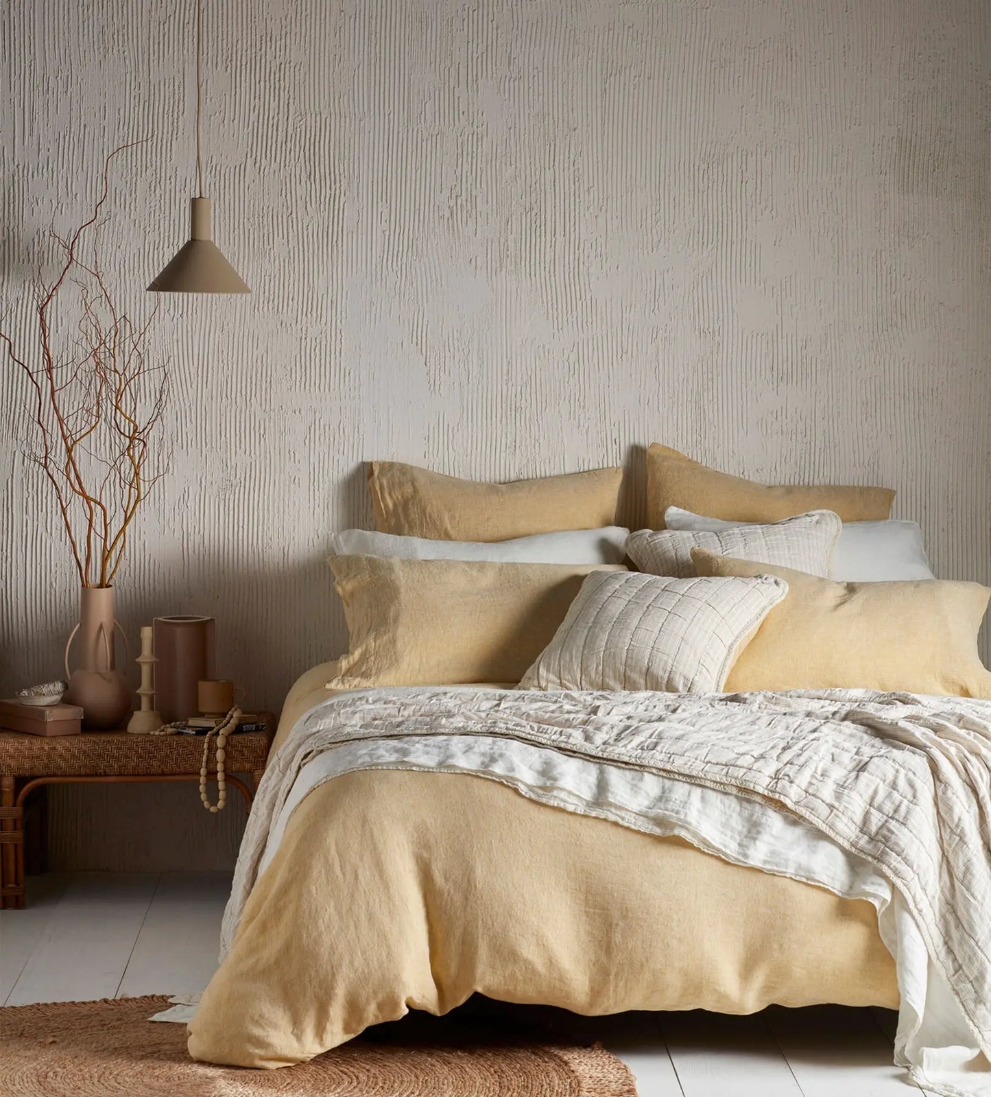 Buttercup 100% Linen Duvet Cover The Secret Linen Store
