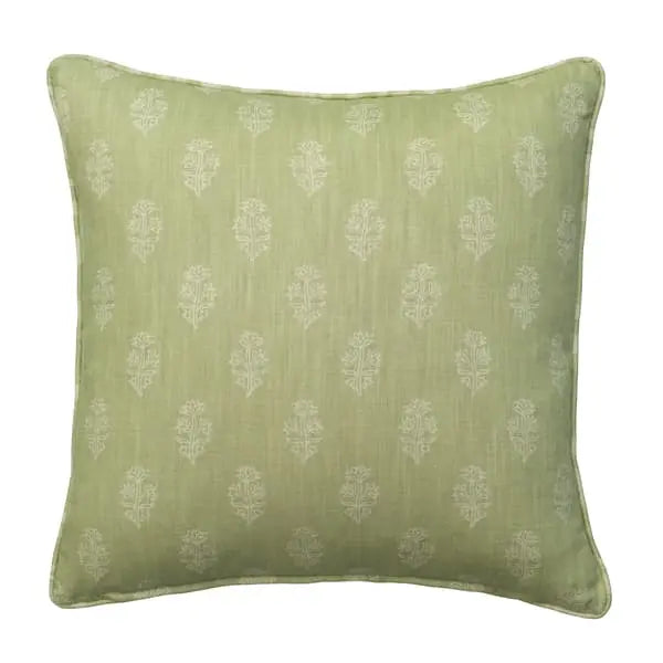 Buttercup Fennel, Sustainable Feather, Cushion Eco-conscious & Cotton & Cotton Blend & Linen & Linen Blend Floral Andrew Martin