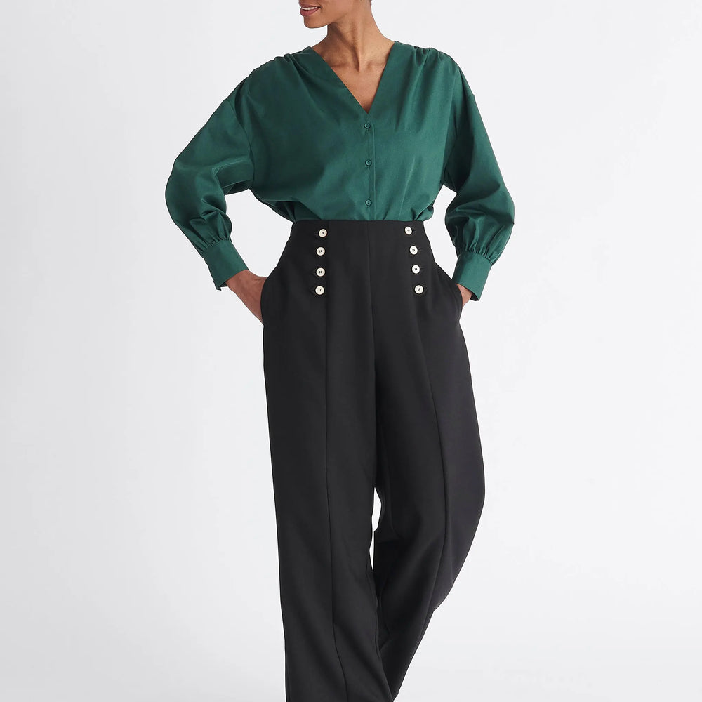 Button Waist Trousers Paisie