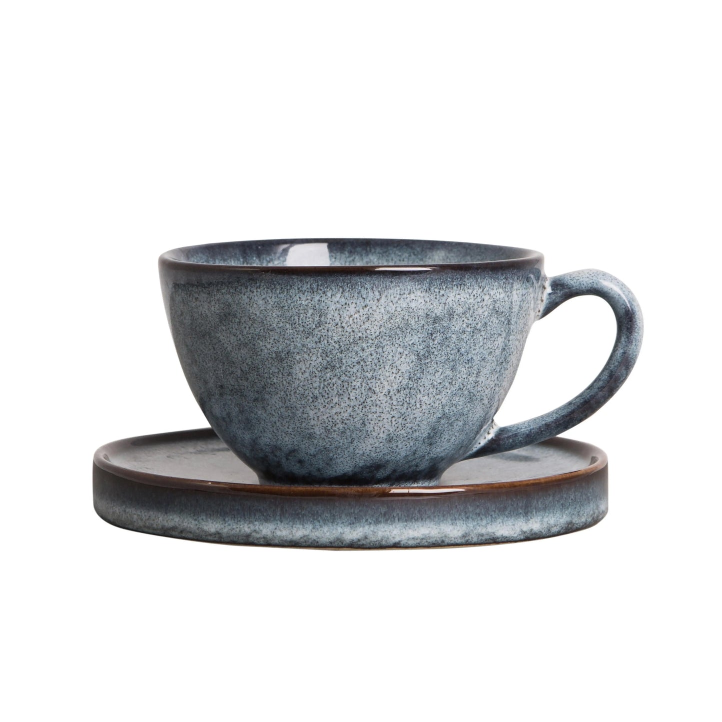 Byon Jade Cup With Saucer Blue Byon