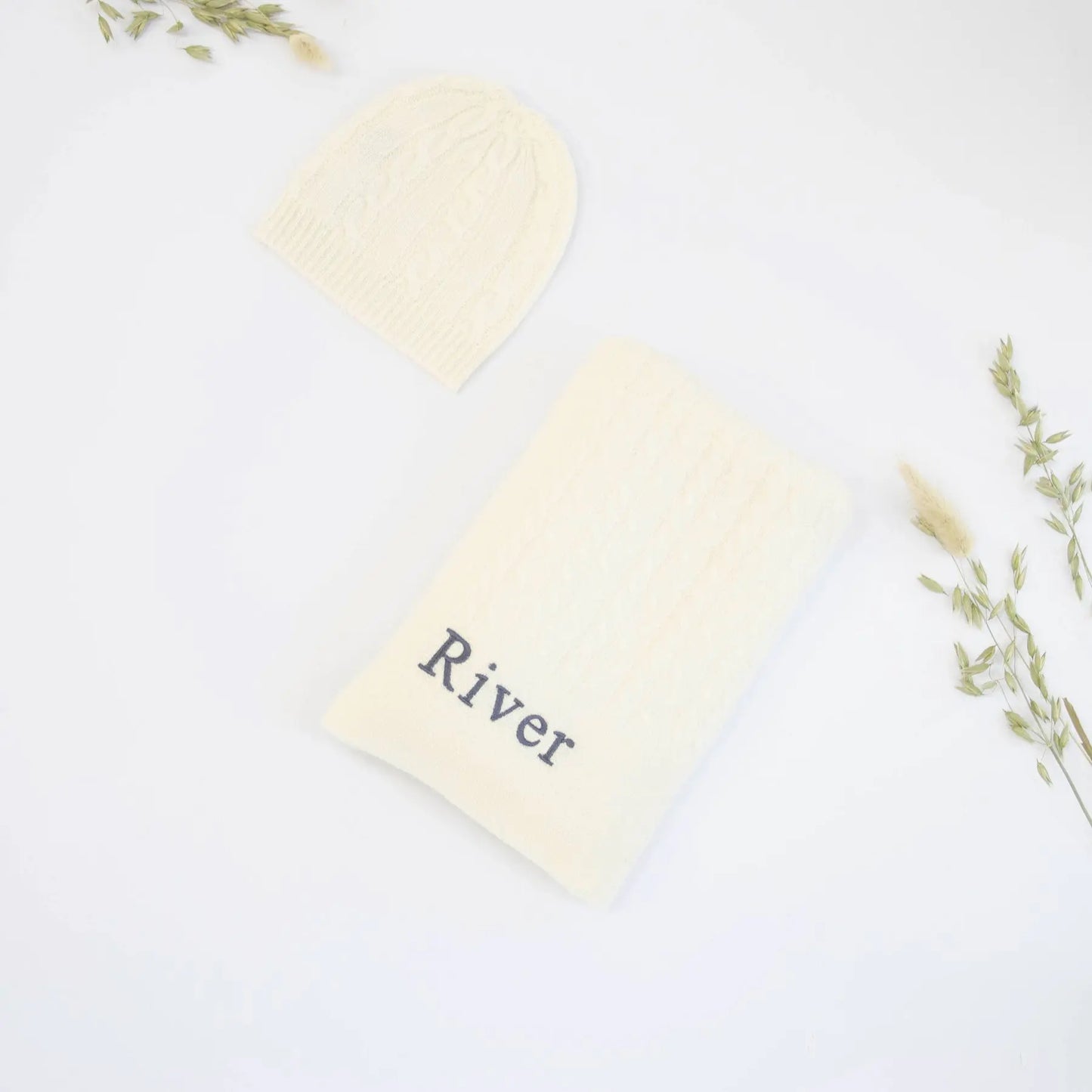 CLASSIC CASHMERE BABY GIFT SET - IVORY The Baby Gifting Company