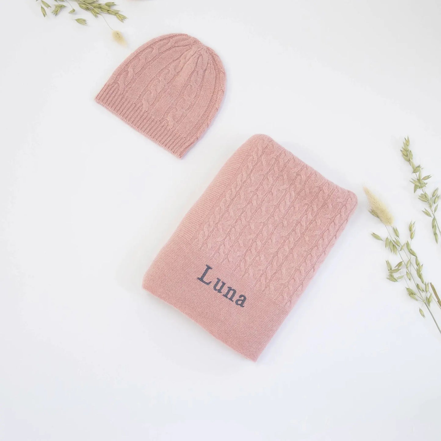 CLASSIC CASHMERE BABY GIFT SET - ROSEWOOD The Baby Gifting Company