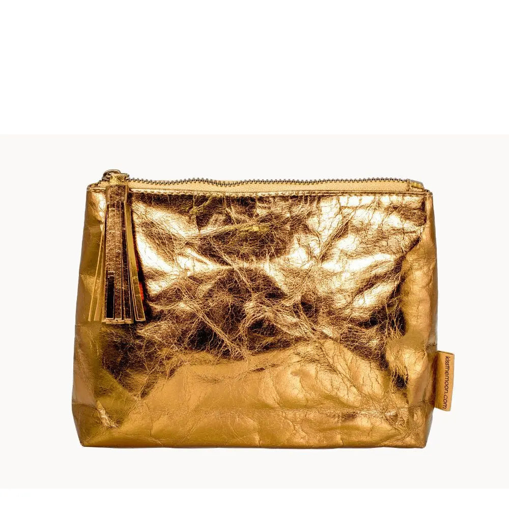 COPPER COSMETICS BAG IN WASHABLE PAPER Kiss the Moon