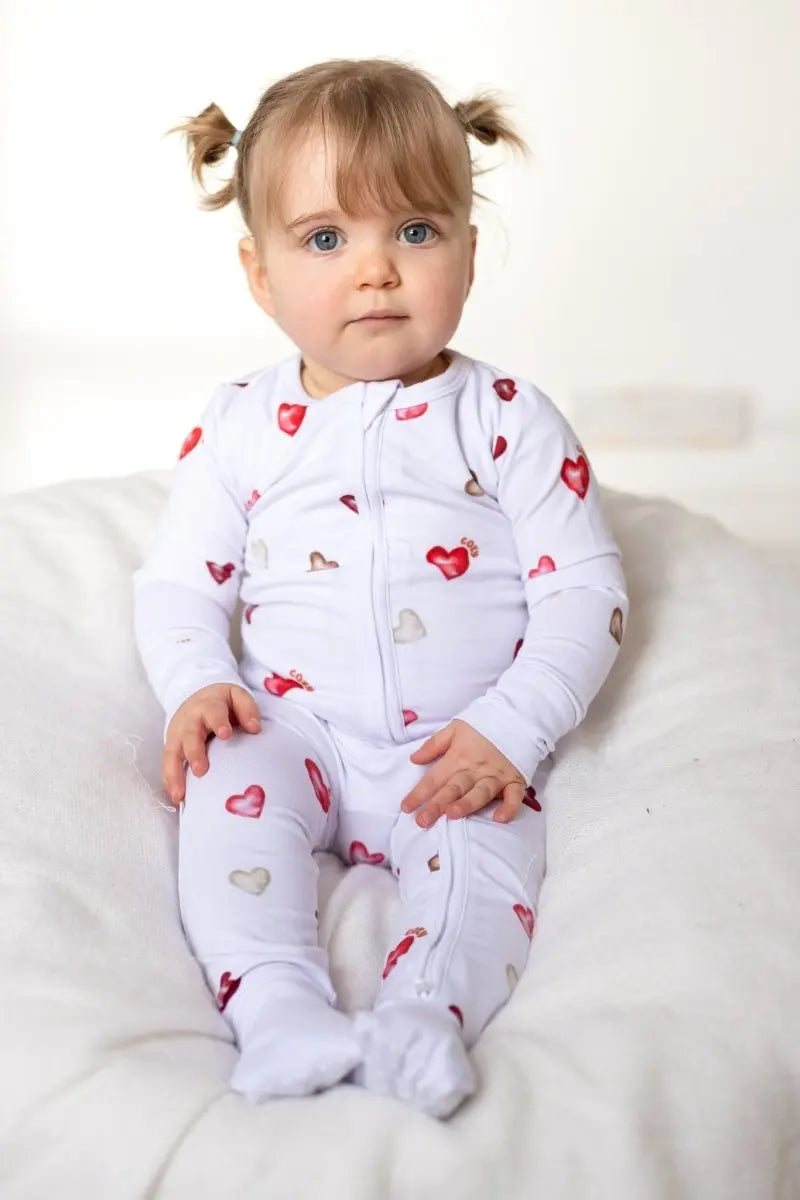 COZY In Love Cotton Zip Sleepsuit One Piece Cozy Crew Club
