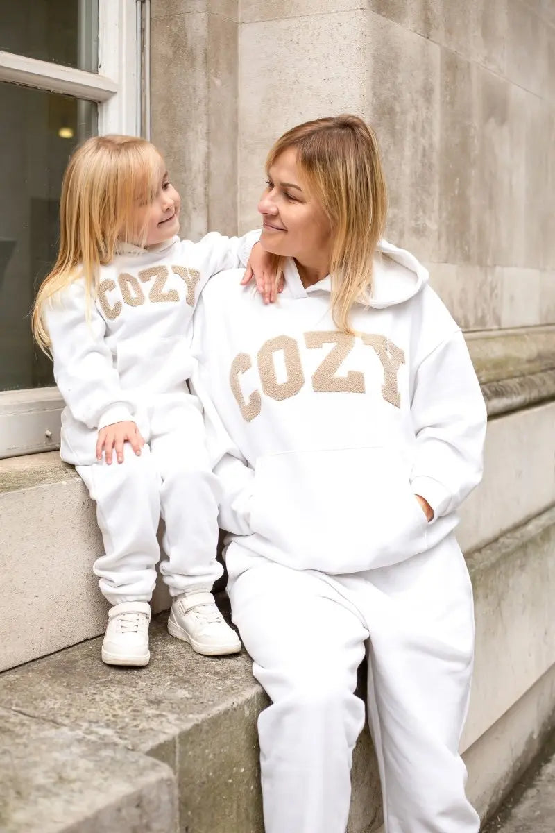 COZY Mini Tracksuit Off-White Set Cozy Crew Club