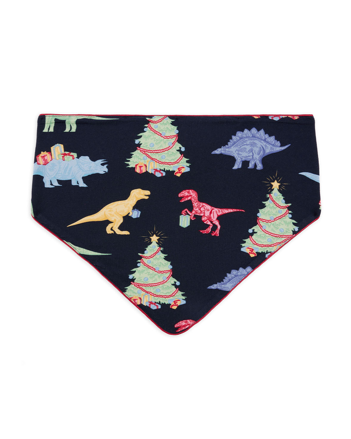 Pets Christmas Dinosaur Print Neckerchief Chelsea Peers