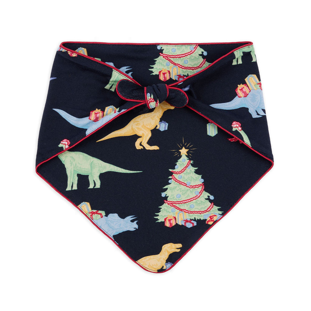 Pets Christmas Dinosaur Print Neckerchief Chelsea Peers