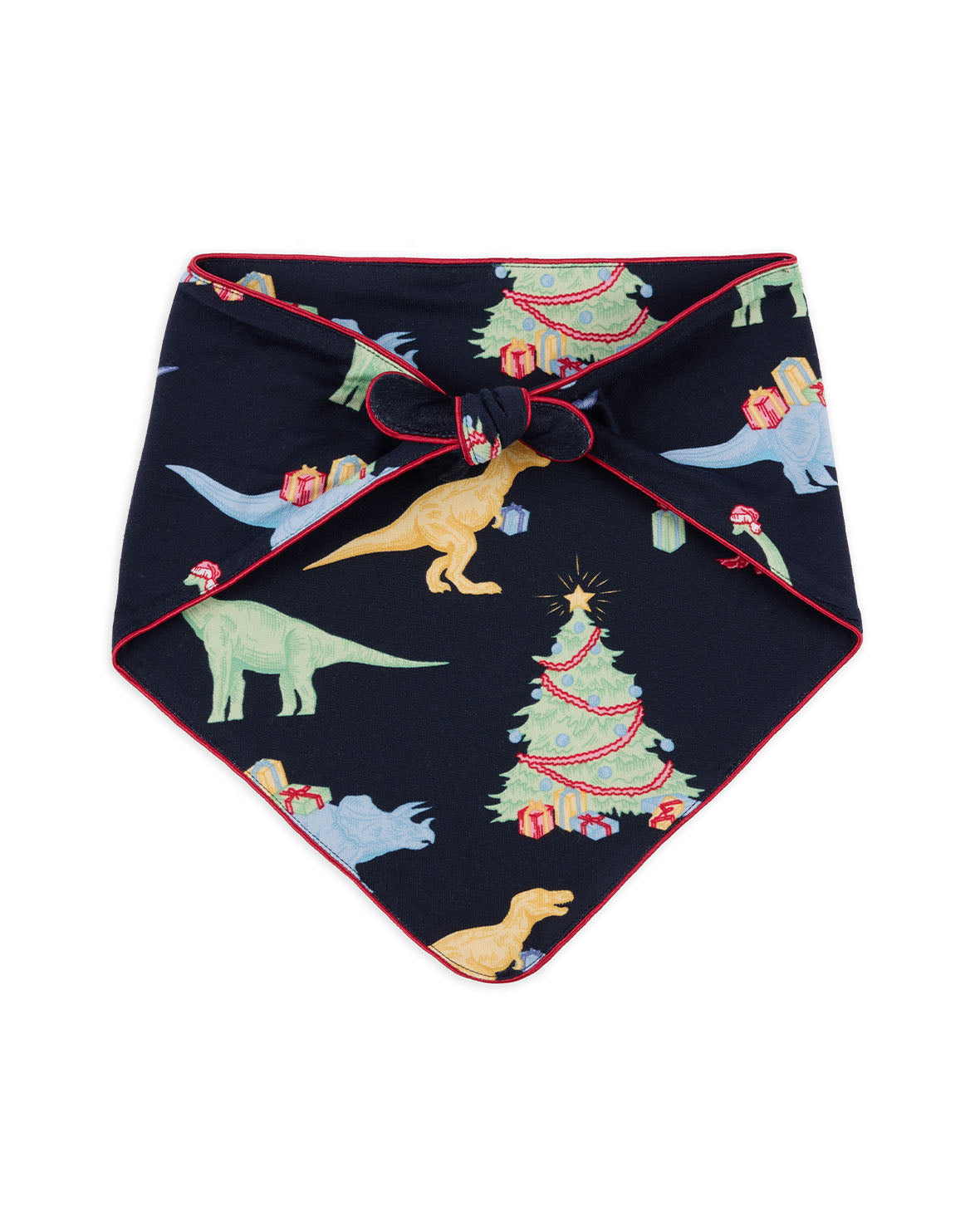 Pets Christmas Dinosaur Print Neckerchief Chelsea Peers