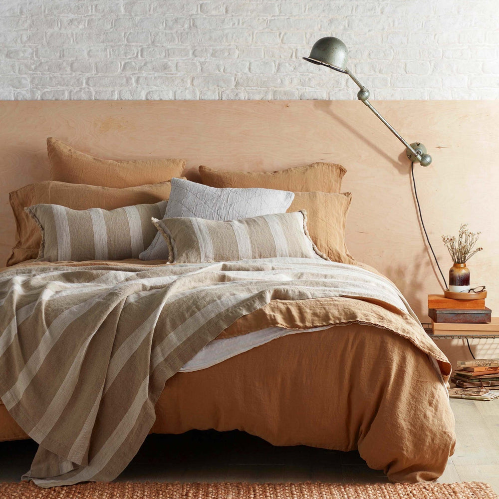 Cumin 100% Linen Bed Linen The Secret Linen Store