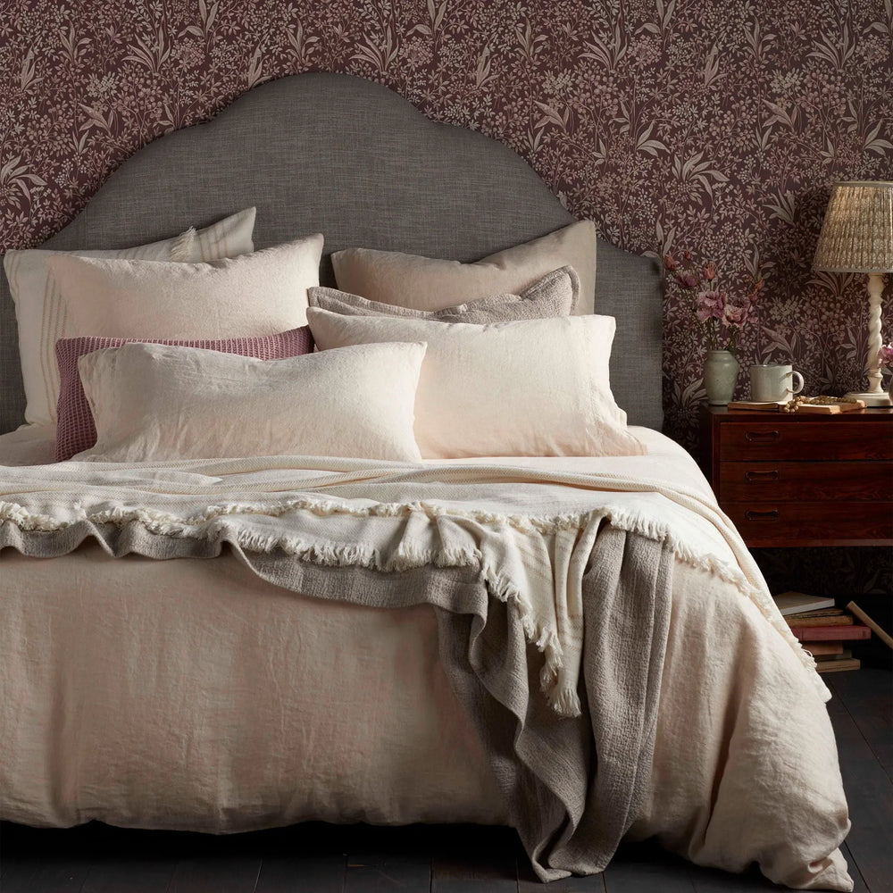 Café au Lay 100% Linen Fitted Sheet The Secret Linen Store