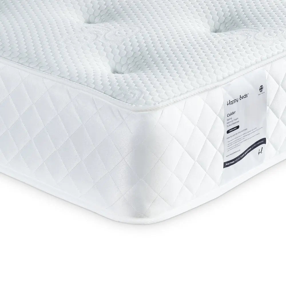 Calder Spring Memory Foam Tufted Mattress Happy Beds
