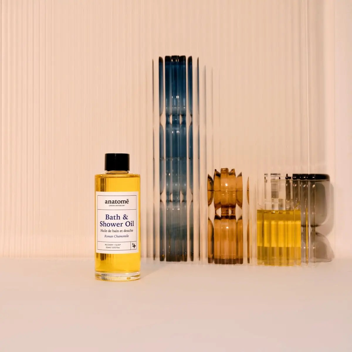 Calming Bath & Shower Oil with Roman Chamomile – Sleep & Stress Relief anatomē