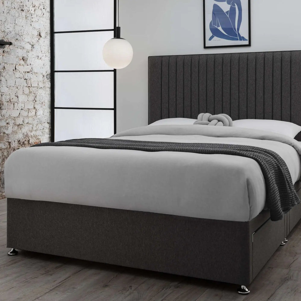 Camden Bed Silver Grey Simba