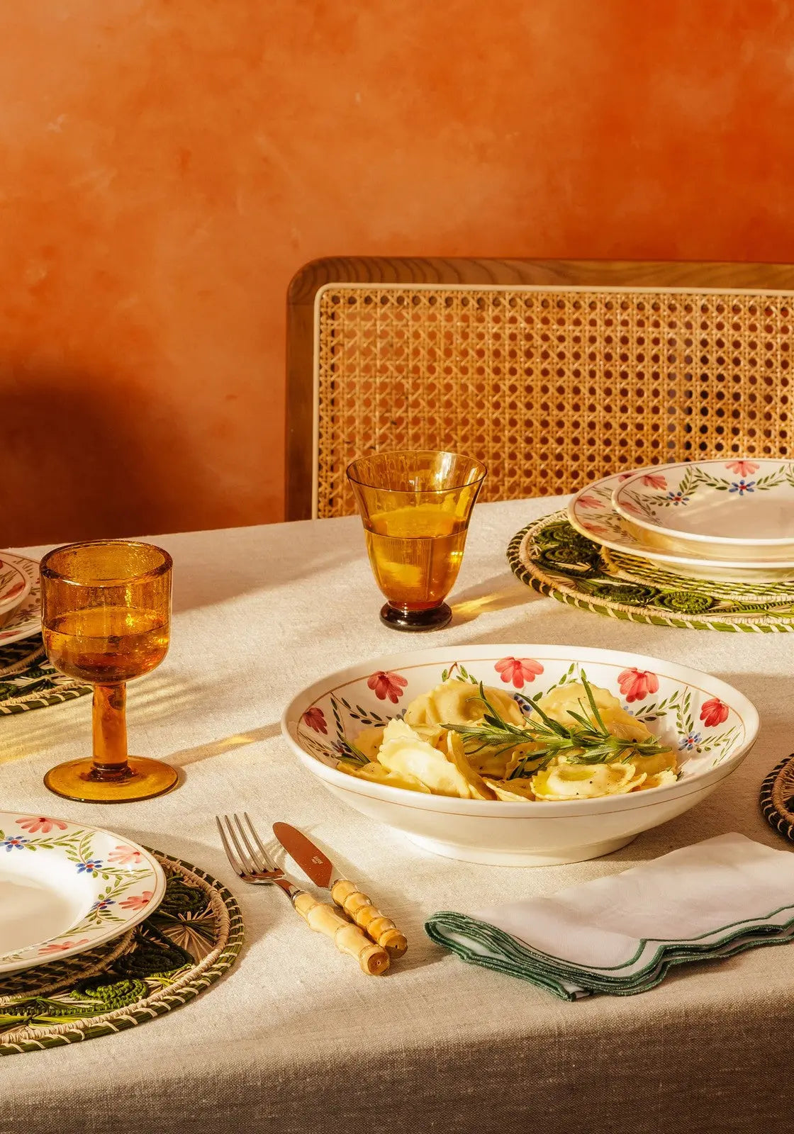 Camilla Salad Bowl, Green Garland Casa by Josephine Jenno