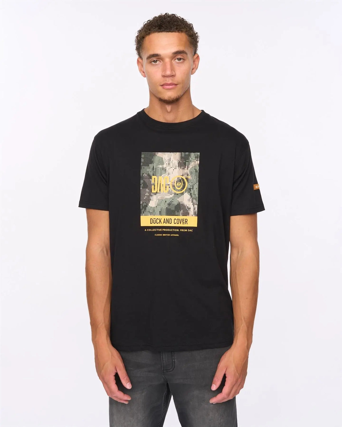 Camostack T-Shirt Black Duck and Cover
