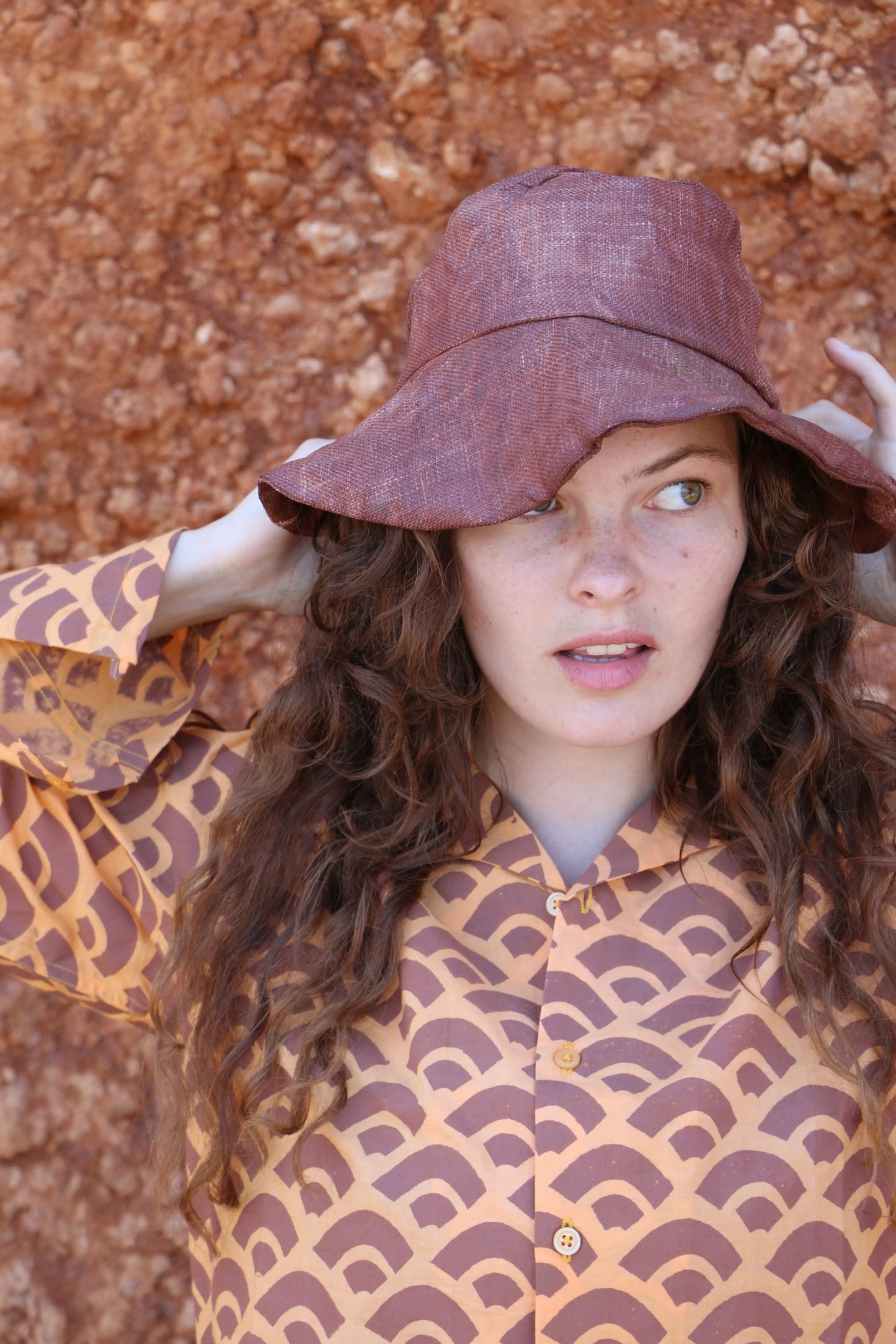 Can Shell (Brown) Unisex Cotton Pyjama Trouser / Pyjama Trouser Set French William