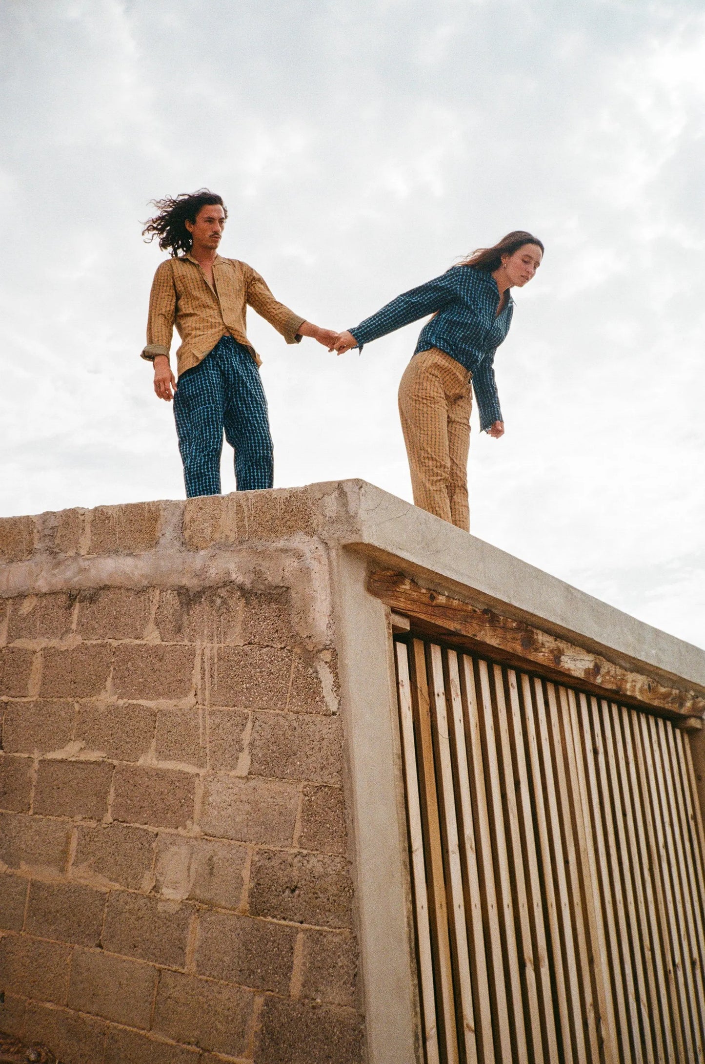 Can Zen (Blue) Unisex Cotton Pyjama Trouser / Pyjama Trouser Set French William