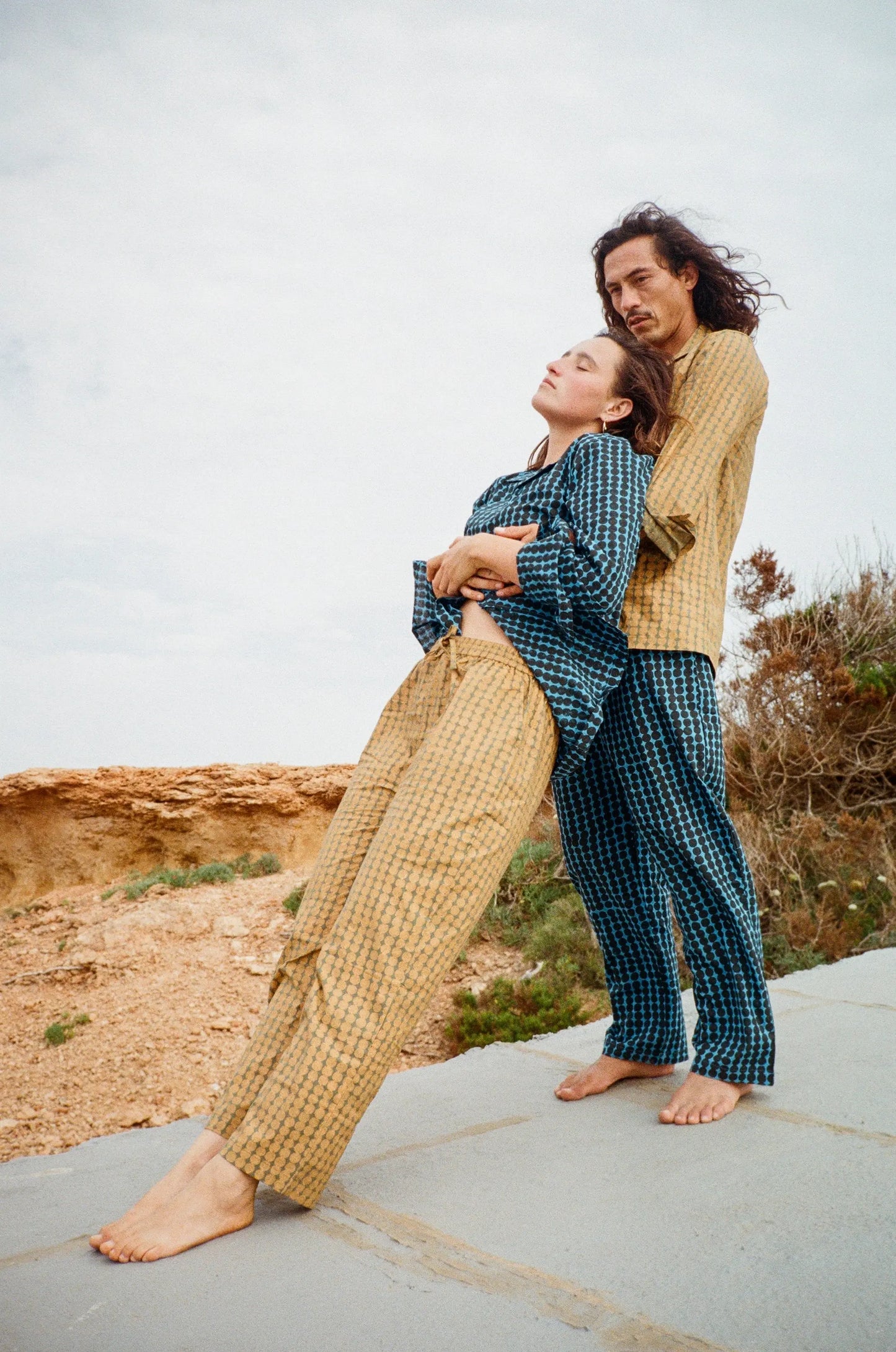 Can Zen (Brown) Unisex Cotton Pyjama Trouser / Pyjama Trouser Set French William