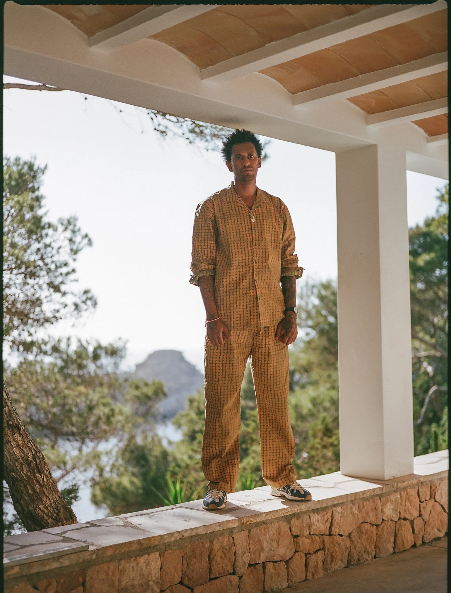 Can Zen (Brown) Unisex Cotton Pyjama Trouser / Pyjama Trouser Set French William