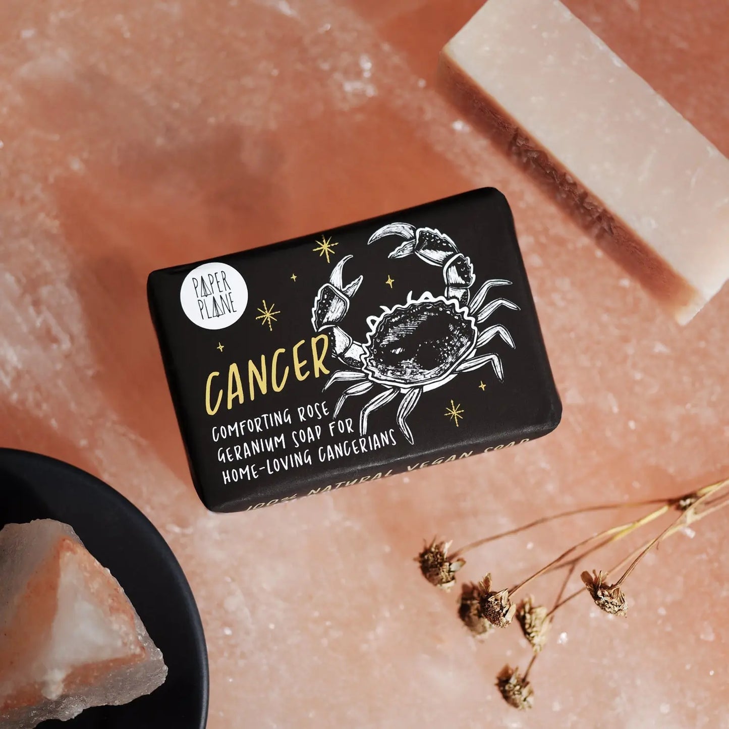 Cancer Star Sign Zodiac Bar - Natural and Vegan Horoscope Soap Paper Plane