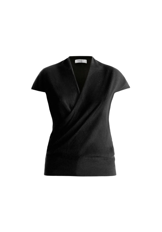 Cap Sleeve Wrap Top Paisie