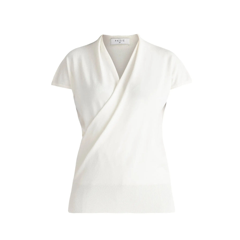 Cap Sleeve Wrap Top Paisie